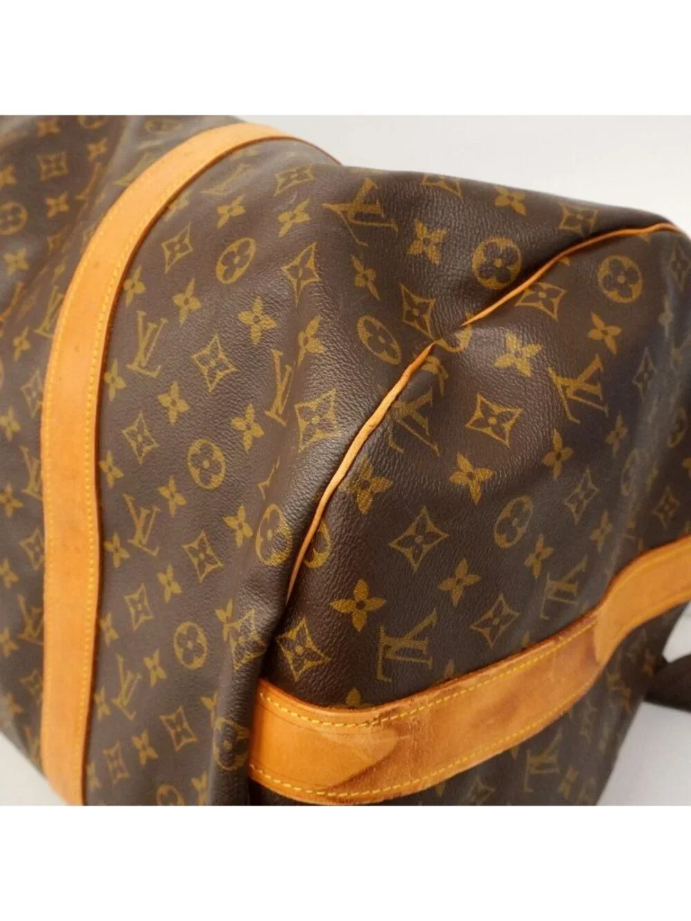 Louis Vuitton Boston Bag Monogram Sac Polochon Brown